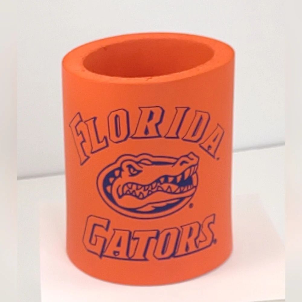 Vintage Florida Gators Koozie Football Koozie Orange and Blue
